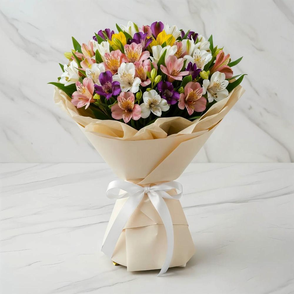 Букет цветов из: Альстромерии в Ефремове