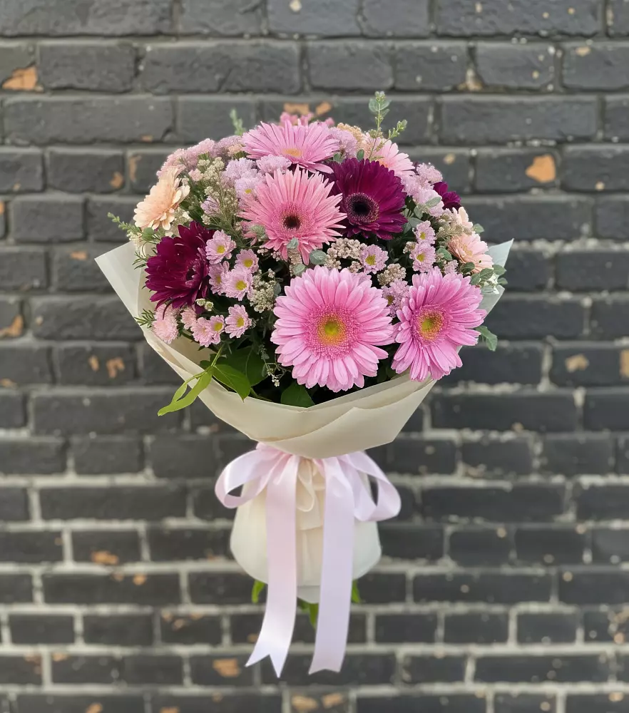 Букет цветов из: Герберы и Хризантемы в Ефремове