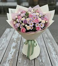 Букет цветов из:  Розы и Хризантемы в Ефремове
