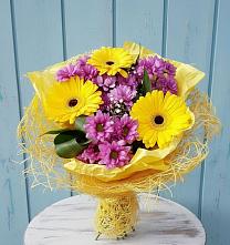 Букет цветов из:  Хризантемы и Герберы в Ефремове