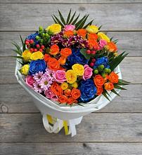 Букет цветов из:  Розы и Хризантемы в Ефремове