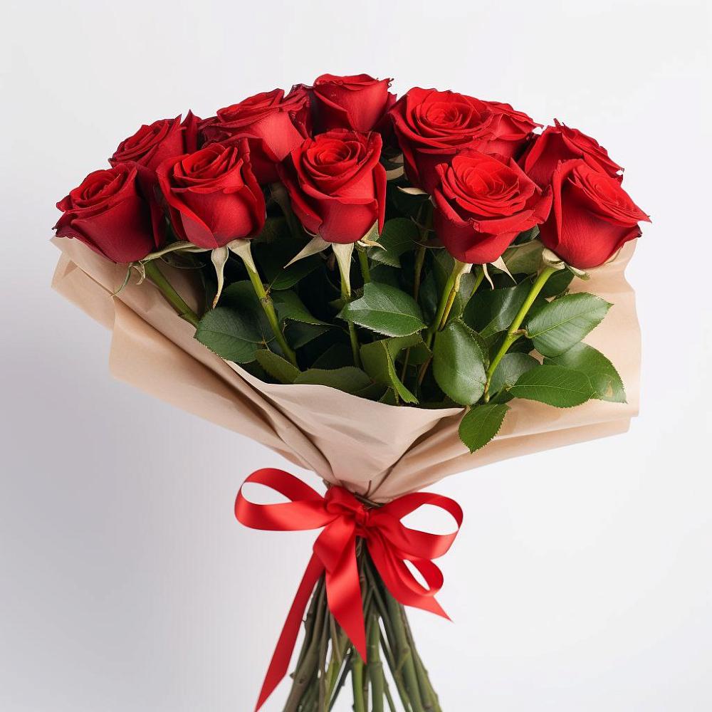 Букет 11 Красных роз Эдлесс Лав в Ефремове
