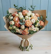 Букет цветов из:  Альстромерии и Розы #REPLACE_PRED# Ефремове